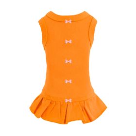 Candy Dog Dress Collection (Color: Orange, Size: XXS)