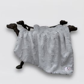 Dolce Vita Dog Blankets (Color: Sterling, Size: LG)