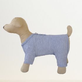 Sweet Dreams Dog Pajamas (Color: Grey, Size: XS)