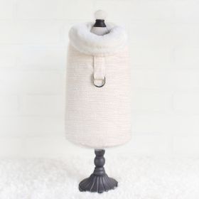 Zha Zha Dog Coat (Color: Peach, Size: MD)