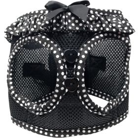 American River Choke Free Dog Harness Polka Dot Collection (Color: Black and White Polka Dot, Size: X-Small)
