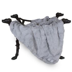 Bella Dog Blanket (Color: silver, Size: SM)