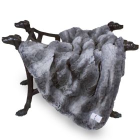 Deluxe Dog Blankets (Color: Chinchilla, Size: LG)