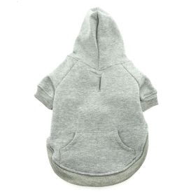Flex-Fit Dog Hoodie (Color: Gray, Size: X-Small)