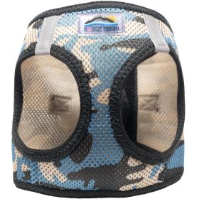 American River Choke Free Dog Harness Camouflage Collection (Color: Blue Camo, Size: 2X/3X-Large)