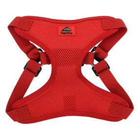Wrap and Snap Choke Free Dog Harness by Doggie Design (Color: Flame Red, Size: Large)
