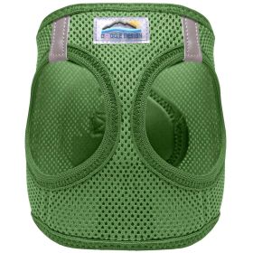 American River Solid Ultra Choke Free Dog Harness (Color: Dark Forest Green, Size: 2X-Large)