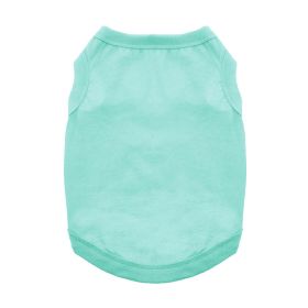 Cotton Dog Tank (Color: Teal, Size: 3X-Large)