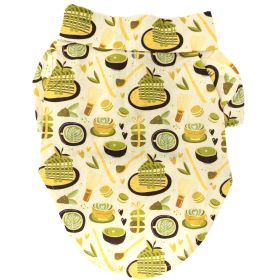 Hawaiian Camp Shirt (Color: Matcha Tea, Size: Large)