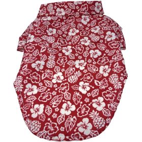 Hawaiian Camp Shirt (Color: Aloha Red, Size: XX-Small)