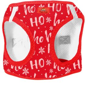 American River Choke Free Dog Harness Holiday Collection (Color: HO HO HO, Size: X-Small)