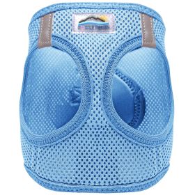 American River Solid Ultra Choke Free Dog Harness (Color: light blue, Size: X-Small)