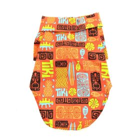 Hawaiian Camp Shirt (Color: Tiki, Size: X-Small)