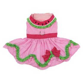 Watermelon Dog Harness Dress by Doggie Design (Size: Small)