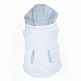 Weekender Dog Sweatshirt Hoodie (Color: White, Size: Medium)