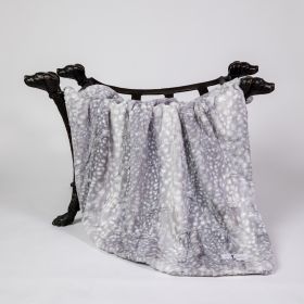 Cashmere Dog Blankets (Color: Silver Fawn, Size: Throw)